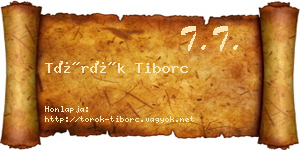 Török Tiborc névjegykártya